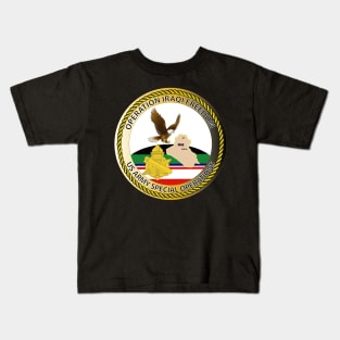 OIF - Emblem - Operation Iraqi Freedom - CA Kids T-Shirt